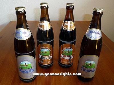 Пиво из Kloster Andechs возле озера Аммерзее