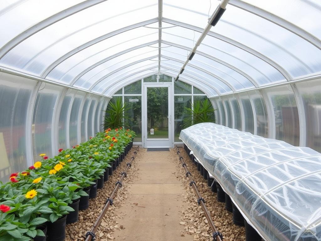 cellular polycarbonate for greenhouses and hotbedsфото