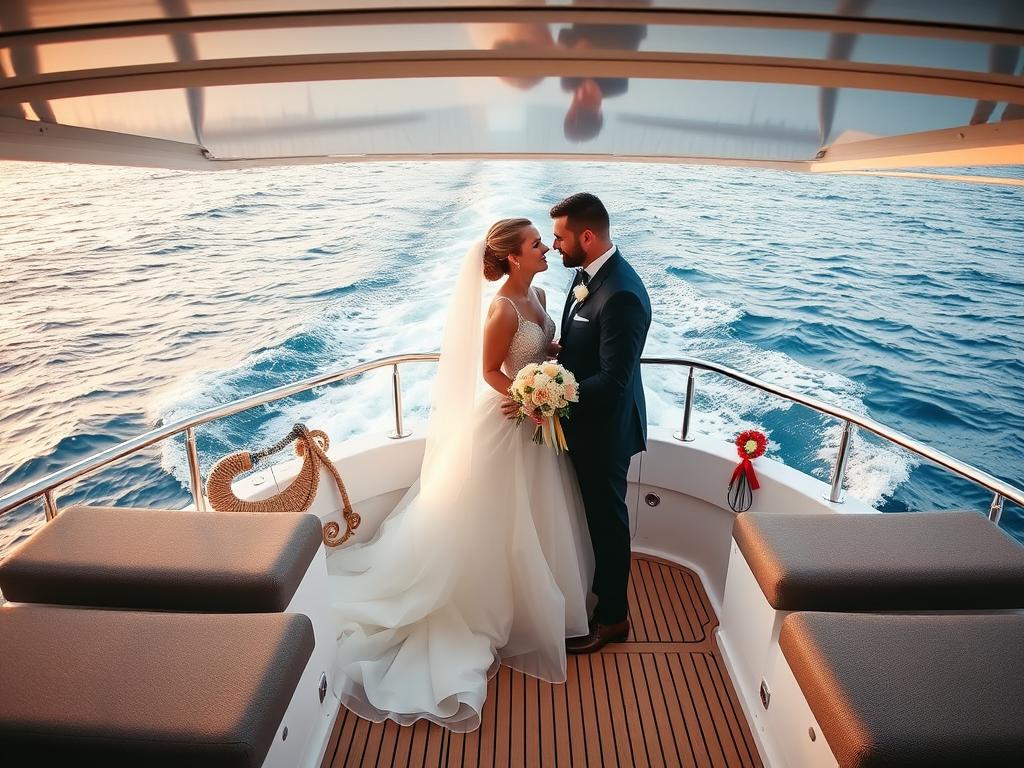 Wedding on a yachtфото