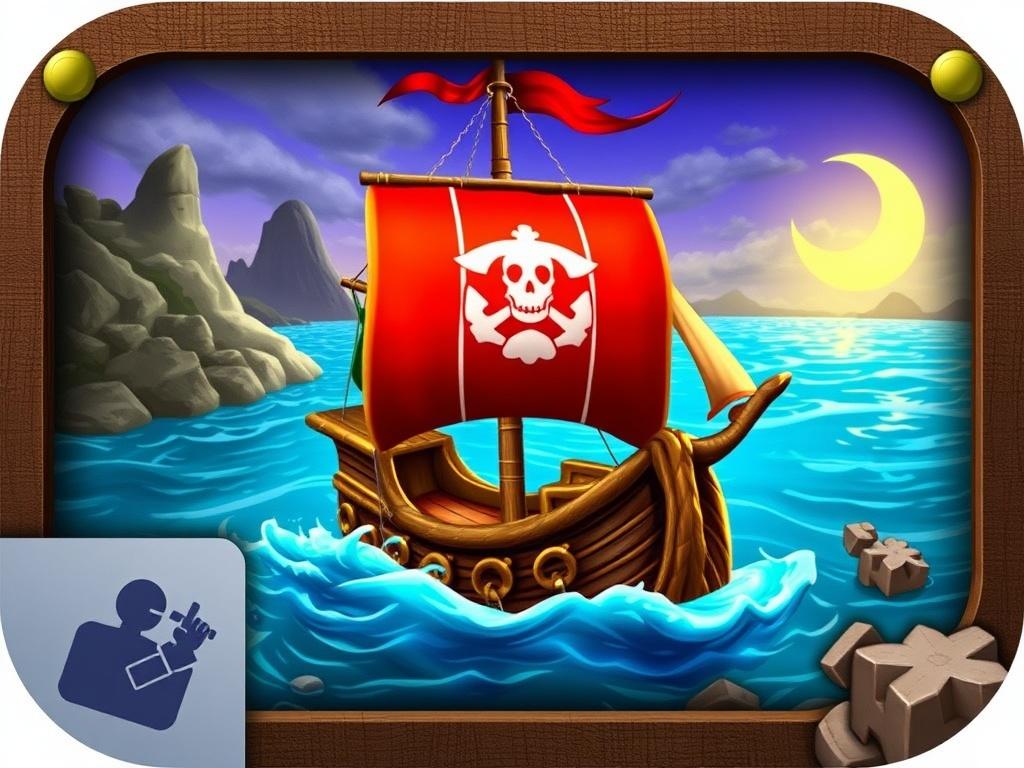 Download the game Pirate Treasures for freeфото