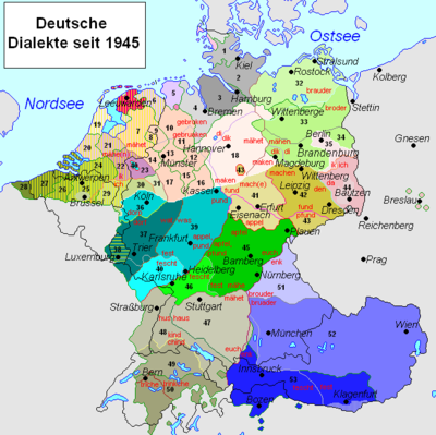 Диалекты немецкого языка.